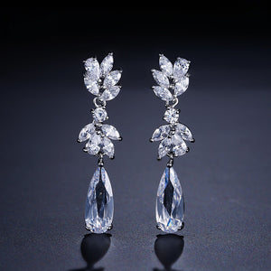 ZAKOL-Boucles d'oreilles en forme de fleur,