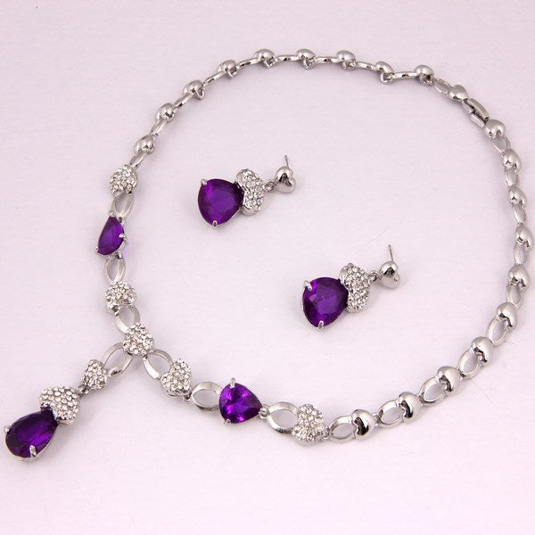 Ensemble de bijoux, Femme Cristal