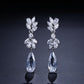 ZAKOL-Boucles d'oreilles  en forme de fleur,