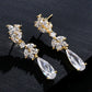 ZAKOL-Boucles d'oreilles  en forme de fleur,