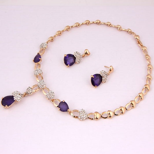 Ensemble de bijoux, Femme Cristal