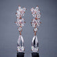 ZAKOL-Boucles d'oreilles  en forme de fleur,