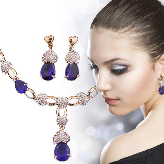 Ensemble de bijoux, Femme Cristal