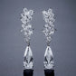 ZAKOL-Boucles d'oreilles  en forme de fleur,
